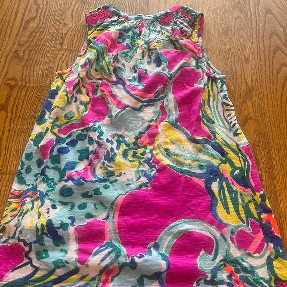 LAST CALL Lilly Pulitzer Essie Pink Sleeveless Top XS EUC - Picture 8 of 8